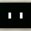 Franklin Brass - Satin Nickle And Flat Black - 135755 -Liberty Sale decrotive wall plate 5 45263.1661958112