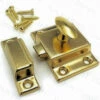 Door Catch 1-7/8" (Twist) Brass Plated With Screws C21-C43001BP 1 Door Catch 1-7/8" (Twist) Brass Plated With Screws C21-C43001BP -Liberty Sale door catch 1 7 8 twist brass plated with screws c21 c43001bp 2 92851.1661362966