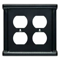 Liberty Landen 2-Gang Soft Iron Round Wall Plate