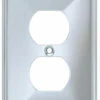 Franklin Brass - Beverly Single Duplex Outlet Wall Plate - Polished Chrome - 135875 -Liberty Sale duplex wall plate 5 29917.1661957262