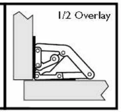 Easy-On Invisible Spring Hinge - Inset Or Overlay H34-H535NP -Liberty Sale easy on invisible spring hinge inset or overlay 8 03256.1652365355