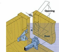 Liberty Face Frame Mounting Plate 0mm (5/8" Overlay)- Easy Clip Hinges L-H71035-NP-A -Liberty Sale face frame mounting plate 0mm 5 8 overlay easy clip hinges l h71035 np a 4 61455.1659460064