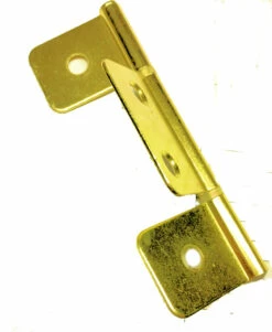 Flag Hinge 3-Leaf Bi-Fold & Shutter Brass Plated - 3 1/2"