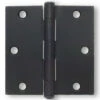 Liberty Flat Black 3-1/2" Square Corner Hinge - (HN0008C) -Liberty Sale flat black 3 1 2 square corner hinge hn0008c 1 48391.1659464349