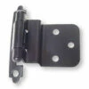 Liberty Flat Black 3/8" Inset/Offset Self Closing Hinge Pair L-H0104AC-FB-O -Liberty Sale flat black 3 8 inset offset self closing hinge pair l h0104ac fb o 1 77655.1659386077