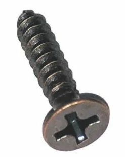 5 X 5/8" Flat Head Phillips Screws Light Antique Copper 25 Bag
