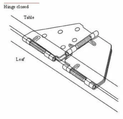 Flip Flop Table Hinge - Leaf Support - Brass 13 Flip Flop Table Hinge - Leaf Support - Brass -Liberty Sale flip flop table hinge leaf support brass 7 75142.1659465955
