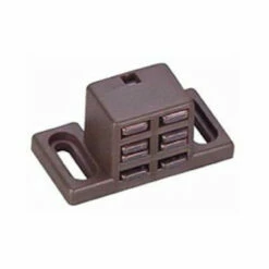 Liberty Heavy Duty Brown Magnetic Catch - No Strike - 1 3/4"