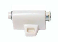 Liberty Heavy Duty Magnetic Push Latch - White - No Strike - 2 1/8" C07780-W-A