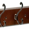 (8 Pack) 9.5" Rails With 3 Scroll Hooks Bark & Oil-Rubbed Bronze -Liberty Sale hook rail with 3 scroll hooks 1 18374.1660141931
