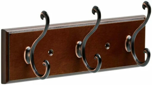 (8 Pack) 9.5" Rails With 3 Scroll Hooks Bark & Oil-Rubbed Bronze 2 (8 Pack) 9.5" Rails With 3 Scroll Hooks Bark & Oil-Rubbed Bronze -Liberty Sale hook rail with 3 scroll hooks 1 18374.1660141931