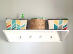 Satin Nickel Hook - 1 1/2" H24-H679SN -Liberty Sale key rack with nickel hooks 1 61534.1660143654