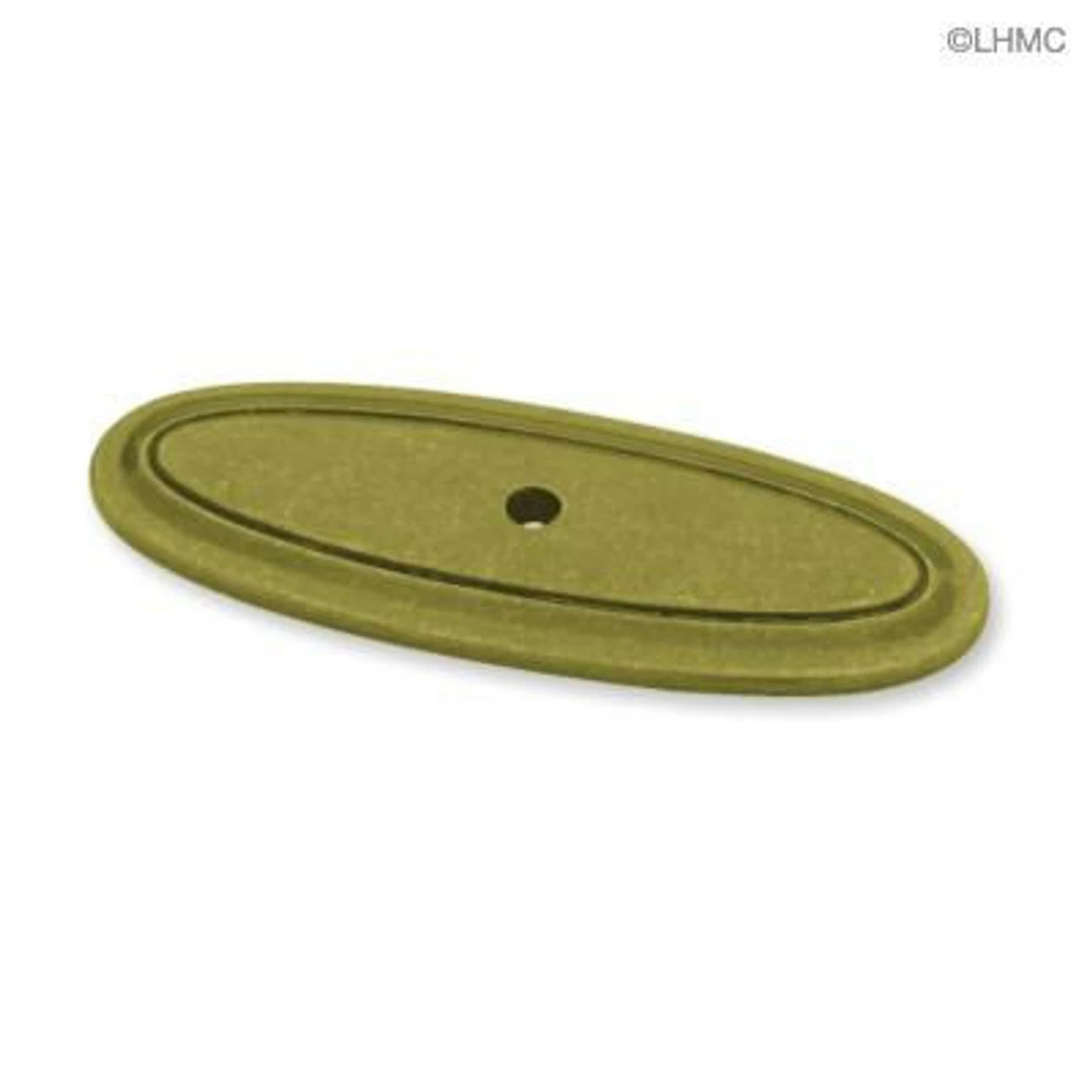 Liberty Knob Backplate - Antique Lancaster - Oval LQ-P30072-ALN-A 3 Liberty Knob Backplate - Antique Lancaster - Oval LQ-P30072-ALN-A