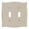 Liberty Llylah Double Switch Plate - Vintage Nickel (144041) -Liberty Sale llylah double switch plate vintage nickel 144041 2 10511.1661957046