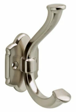 Brainerd Satin Nickel Garment Hook 4-1/4" Elegance Hook B27746J-SN-C