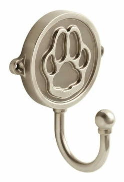 Liberty 5" Paw Print Satin Nickel