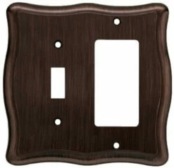 Liberty Single Switch/Rocker Wall Plate - Venetian Bronze