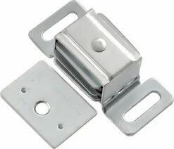 Magnetic Catch W/ Screws - Aluminum Case - 2 1/4"