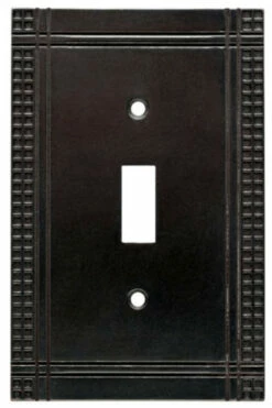 Mission Soft Iron Single Toggle Wall Plate - W32741-SI-U662667