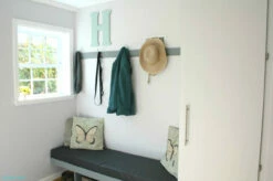 Three Prong Coat Hook - Satin Nickel - 4 1/4" -Liberty Sale mud room makeover 1 31956.1660143760