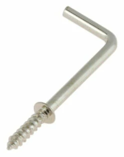1-1/2" Nickel Plated "L" Hook - 100 Per Bag - H561-A112NP-100