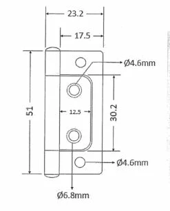 Non-Mortise Hinge - Antique Brass 2" H13-H529AAB -Liberty Sale non mortise hinge antique brass 2 4 27558.1659384728