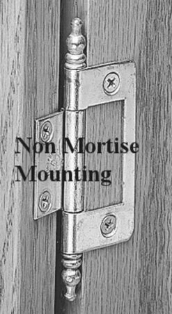 Non-Mortise Hinge Chrome Plated - 2" H14-H529ANP -Liberty Sale non mortise hinge chrome plated 2 3 31972.1659384451