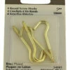 Pack Of 4 Screw Hooks 2" Long Brass Plated 54101 -Liberty Sale pack of 4 screw hooks 2 long brass plated 54101 2 94828.1660145819