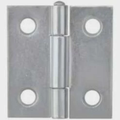 PAIR 1-1/2" X 1-1/8" Zinc Plated Hinge With Screws (B1030)