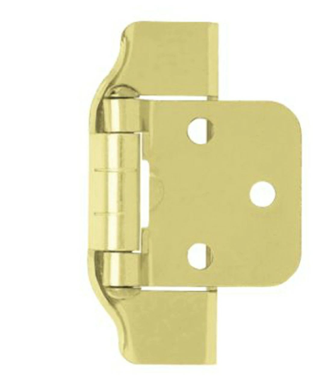 Liberty Pair 1/2" Overlay - Partial Wraparound Hinge - Brass LQ-H01915C-BP-O 3 Liberty Pair 1/2" Overlay - Partial Wraparound Hinge - Brass LQ-H01915C-BP-O