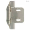 Liberty Pair 1/4" Overlay Satin Nickel Hinge Semi-Wrap Self Closing L-H01911C-SN-O -Liberty Sale pair 1 4 overlay satin nickel hinge semi wrap self closing l h01911c sn o 2 17837.1659450321