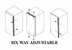 Liberty Pair (2) 1/2" Overlay Compact Concealed Hinges W/ Screws & Instructions -Liberty Sale pair 2 1 2 overlay compact concealed hinges w screws instructions 33 58801.1659458060
