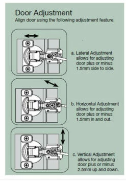 Liberty Pair (2) 1/2" Overlay Compact Concealed Hinges W/ Screws & Instructions -Liberty Sale pair 2 1 2 overlay compact concealed hinges w screws instructions 35 11534.1659458060