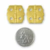 Pair (2) Humidor Or Jewel Box Hinges With Screws 23X22mm - Polished Brass -Liberty Sale pair 2 humidor or jewel box hinges 23x22mm polished brass 2 11190.1659383142