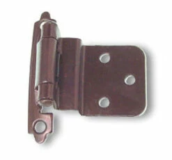 Liberty Pair 3/8" Inset/Offset Red Bronze Self Closing Hinge (115367) L-H0104A-BZR-O