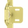 Liberty Pair Bright Brass Plated Hinges 1/4" Overlay Semi-Wrap L-H01911C-BP-O -Liberty Sale pair bright brass plated hinges 1 4 overlay semi wrap l h01911c bp o 2 58319.1659450438