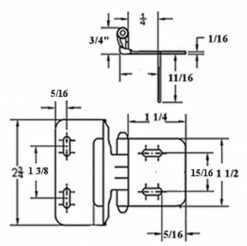 Liberty Pair Bright Brass Plated Hinges 1/4" Overlay Semi-Wrap L-H01911C-BP-O 5 Liberty Pair Bright Brass Plated Hinges 1/4" Overlay Semi-Wrap L-H01911C-BP-O -Liberty Sale pair bright brass plated hinges 1 4 overlay semi wrap l h01911c bp o 3 57115.1659450438
