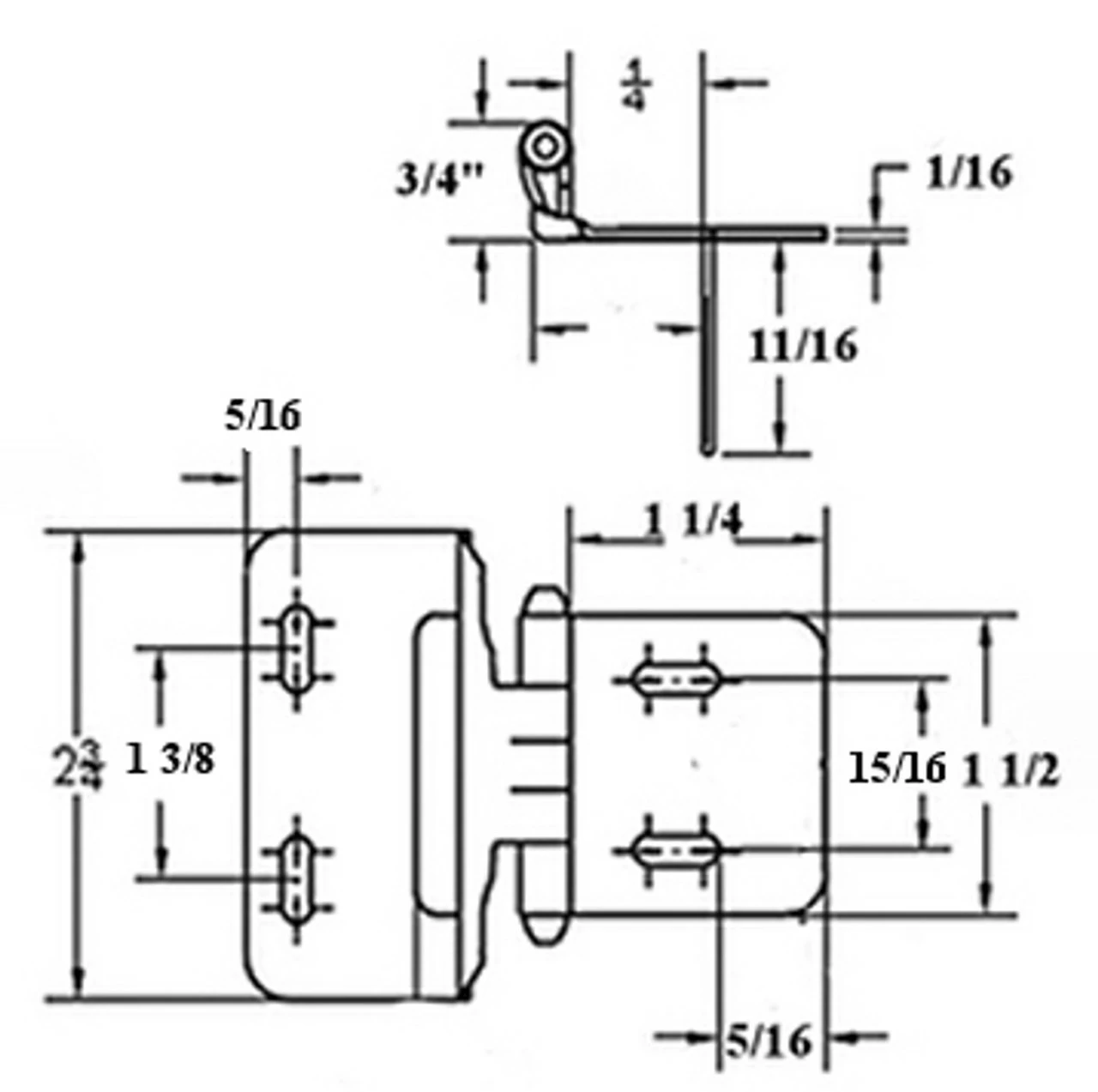 Liberty Pair Bright Brass Plated Hinges 1/4" Overlay Semi-Wrap L-H01911C-BP-O 4 Liberty Pair Bright Brass Plated Hinges 1/4" Overlay Semi-Wrap L-H01911C-BP-O - Image 2