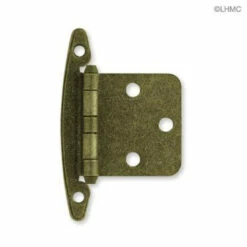 Liberty Pair Free Swing Overlay Burnished Antique Brass Hinges