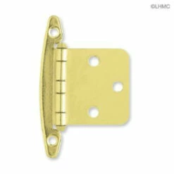 Liberty Pair Free Swing Variable Overlay Polished Brass Hinges L-H01010C-PB-O1