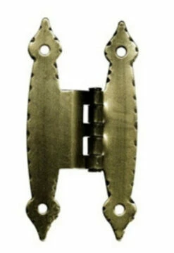 Pair Hinges 3/8" Offset Amerock Antique Brass HAM-486ABS