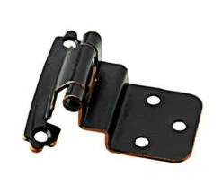 Liberty Pair 3/8" Inset/Offset Self Closing Hinges - Venetian Bronze