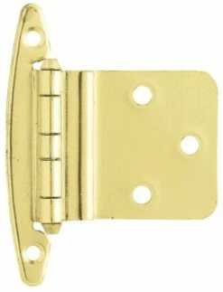 Liberty Pair Of 3/8" Inset Free Swing Hinges - Polished Brass (H00930)