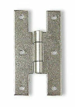 Liberty Sale 14 "H" Hinge Pair Satin Nickel "3" For Flush Doors H14-H530-3-SN-PR