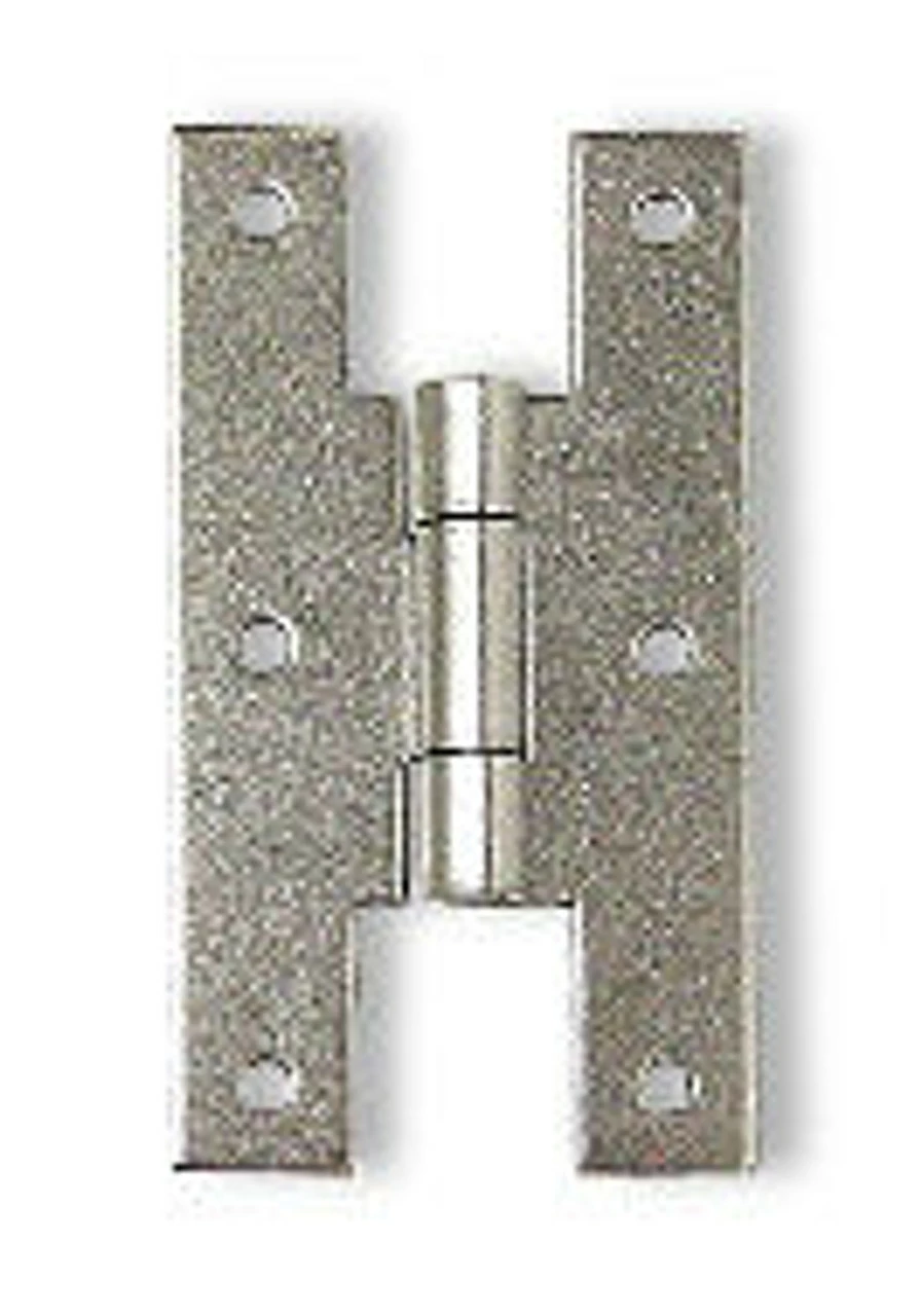 "H" Hinge Pair Satin Nickel "3" For Flush Doors H14-H530-3-SN-PR 3 "H" Hinge Pair Satin Nickel "3" For Flush Doors H14-H530-3-SN-PR