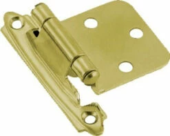 Amerock Pair Variable Overlay Bright Brass Self Closing Hinges HAM-69200-BP