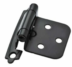 Liberty Pair Variable Overlay Flat Black Self Closing Hinge (H0103AZ-FB-O3)