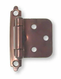 Liberty Pair Variable Overlay Red Bronze Self Closing Hinge L-H0103AC-BZR-O