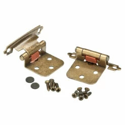 Liberty Pair Variable Overlay Self Closing Antique Brass Hinges L-H0103BC-AB-O -Liberty Sale pair variable overlay self closing antique brass hinges l h0103bc ab o 33 80723.1659450728