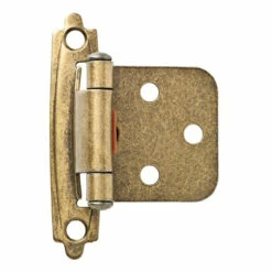 Liberty Pair Variable Overlay Self Closing Antique Brass Hinges L-H0103BC-AB-O